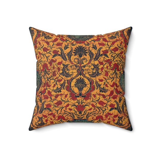 Square Pillow - Reincarnation (Brass Gold)