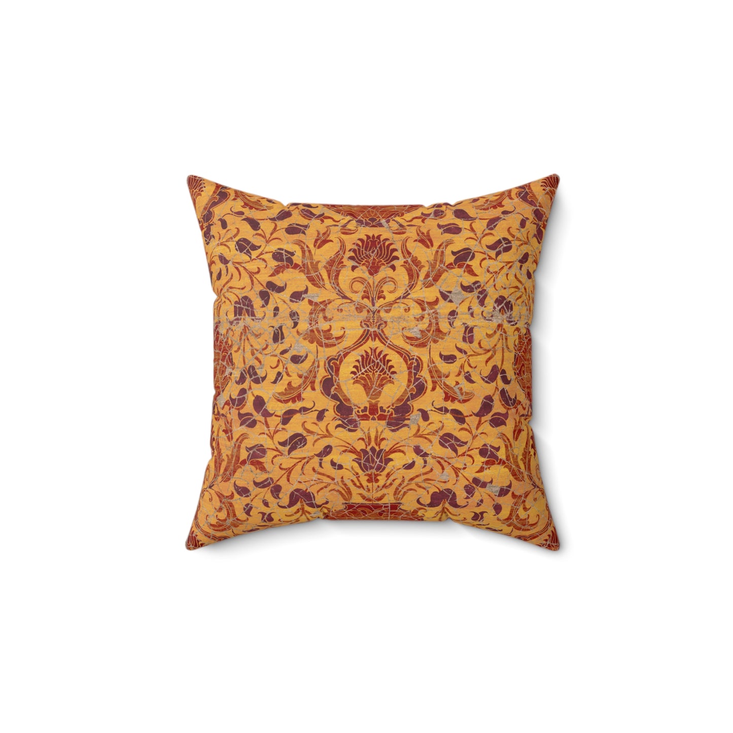 Square Pillow - Reincarnation (Khaki Gold)