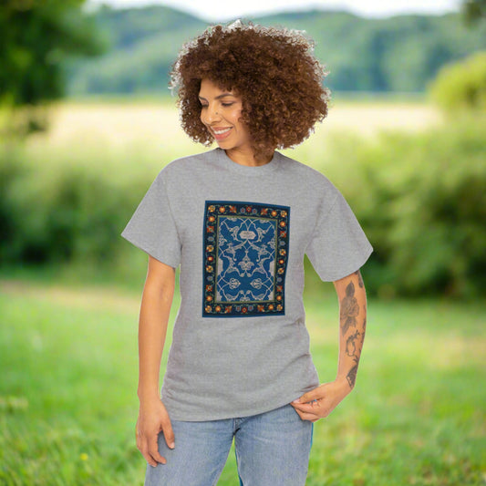 Unisex Heavy Cotton Tee - Nightfall blue