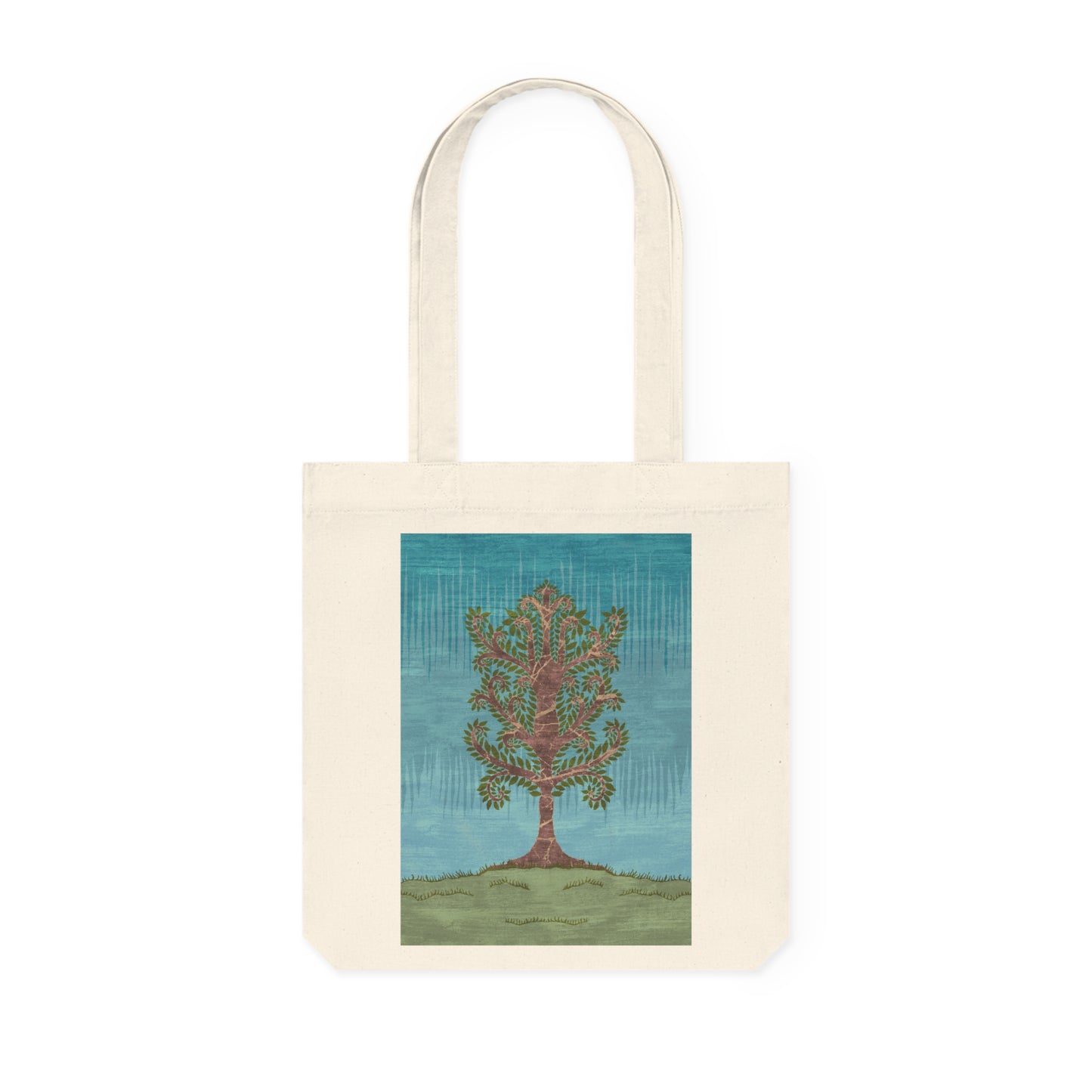 Woven Tote Bag - Ashen Tree (Winter version)