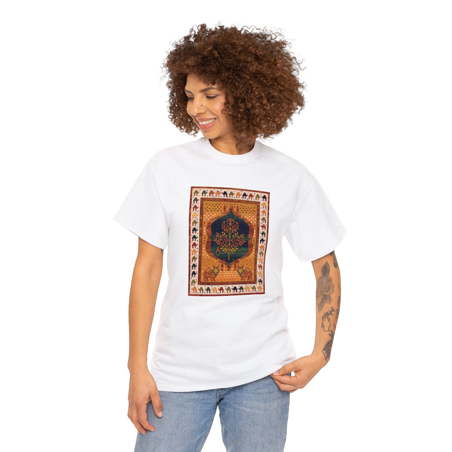 Unisex Heavy Cotton Tee - The lions and the maple I