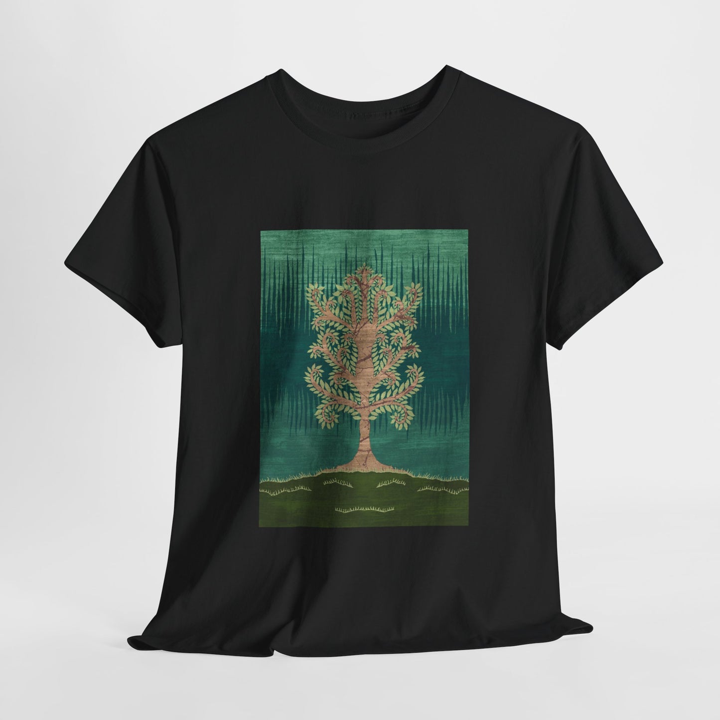 Unisex Heavy Cotton Tee - Ashen Tree (Spring version)