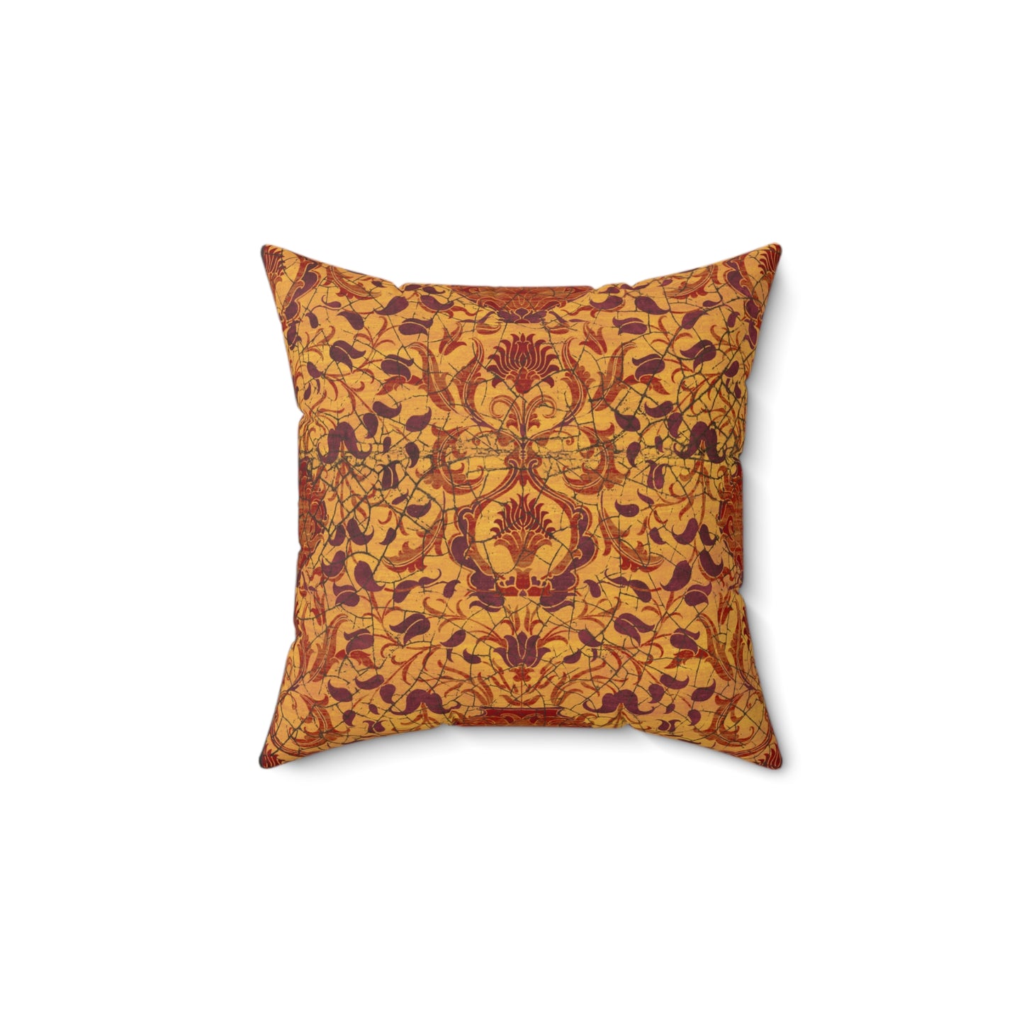 Square Pillow - Reincarnation (Copper Gold)