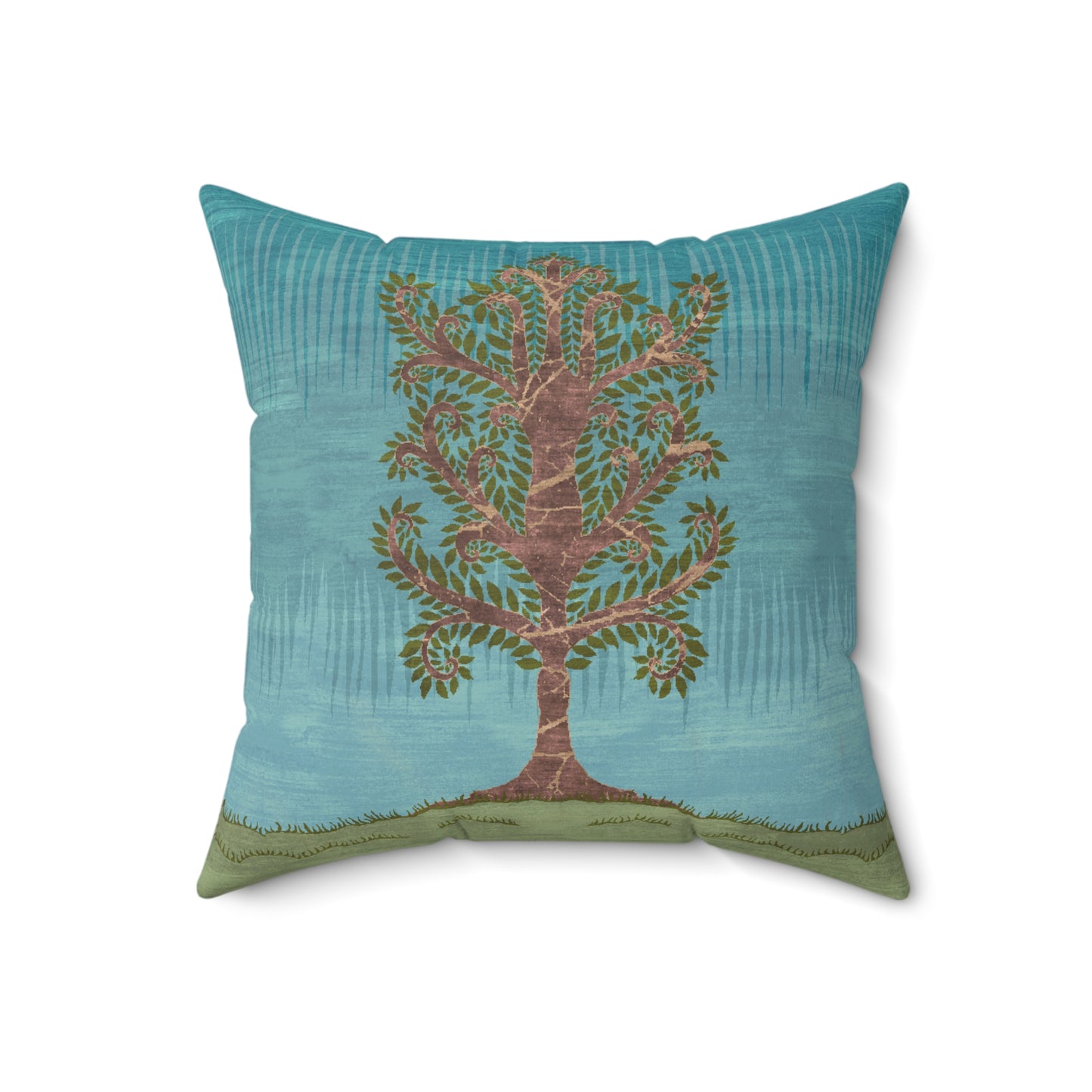 Square Pillow - Ashen Tree (Winter version)