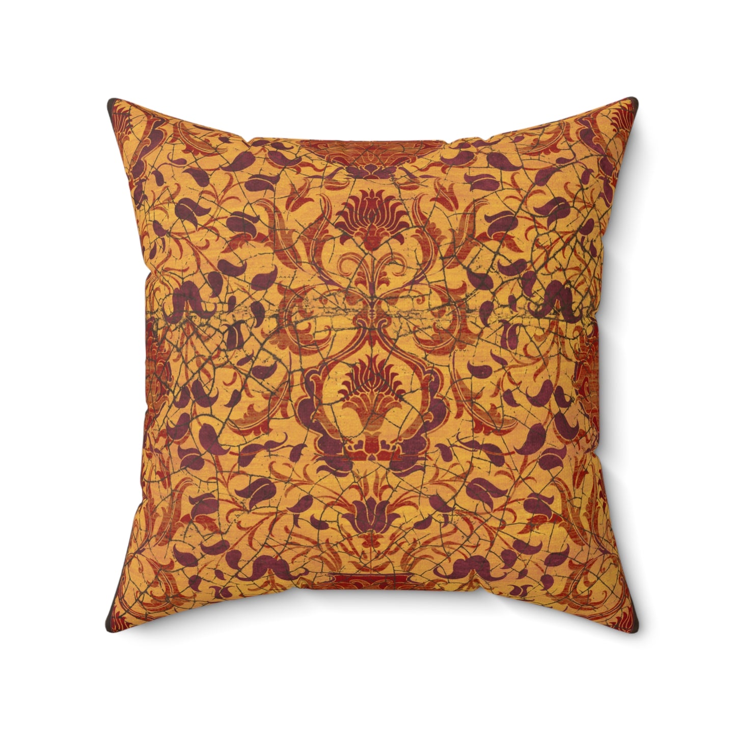 Square Pillow - Reincarnation (Copper Gold)