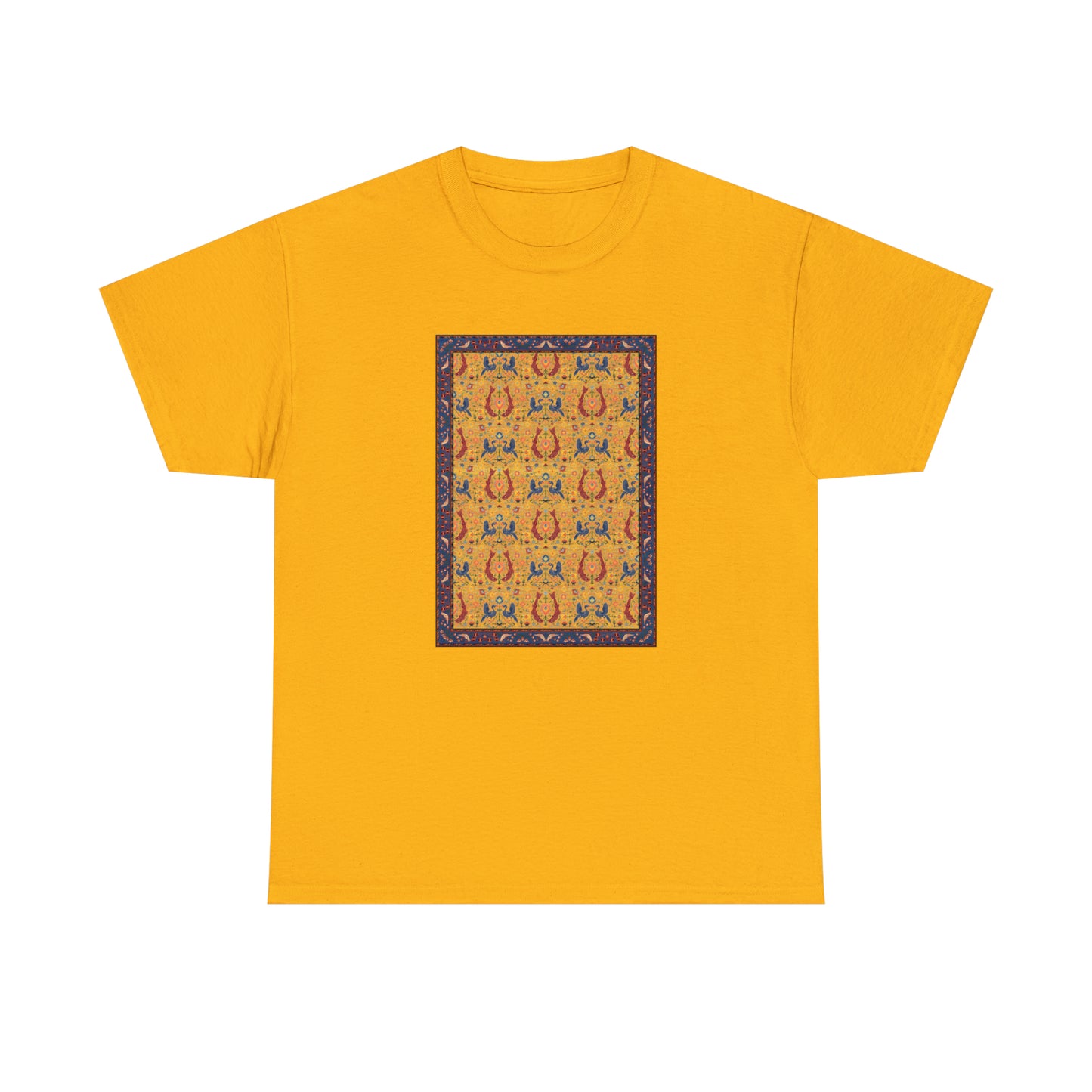 Unisex Heavy Cotton Tee - The Golden Fish and the Birds III