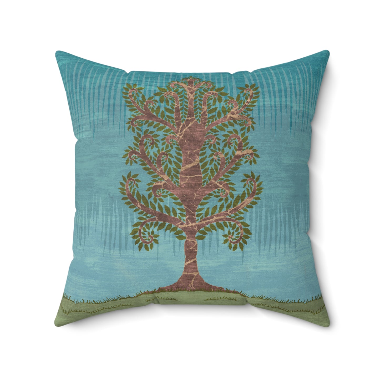 Square Pillow - Ashen Tree (Winter version)