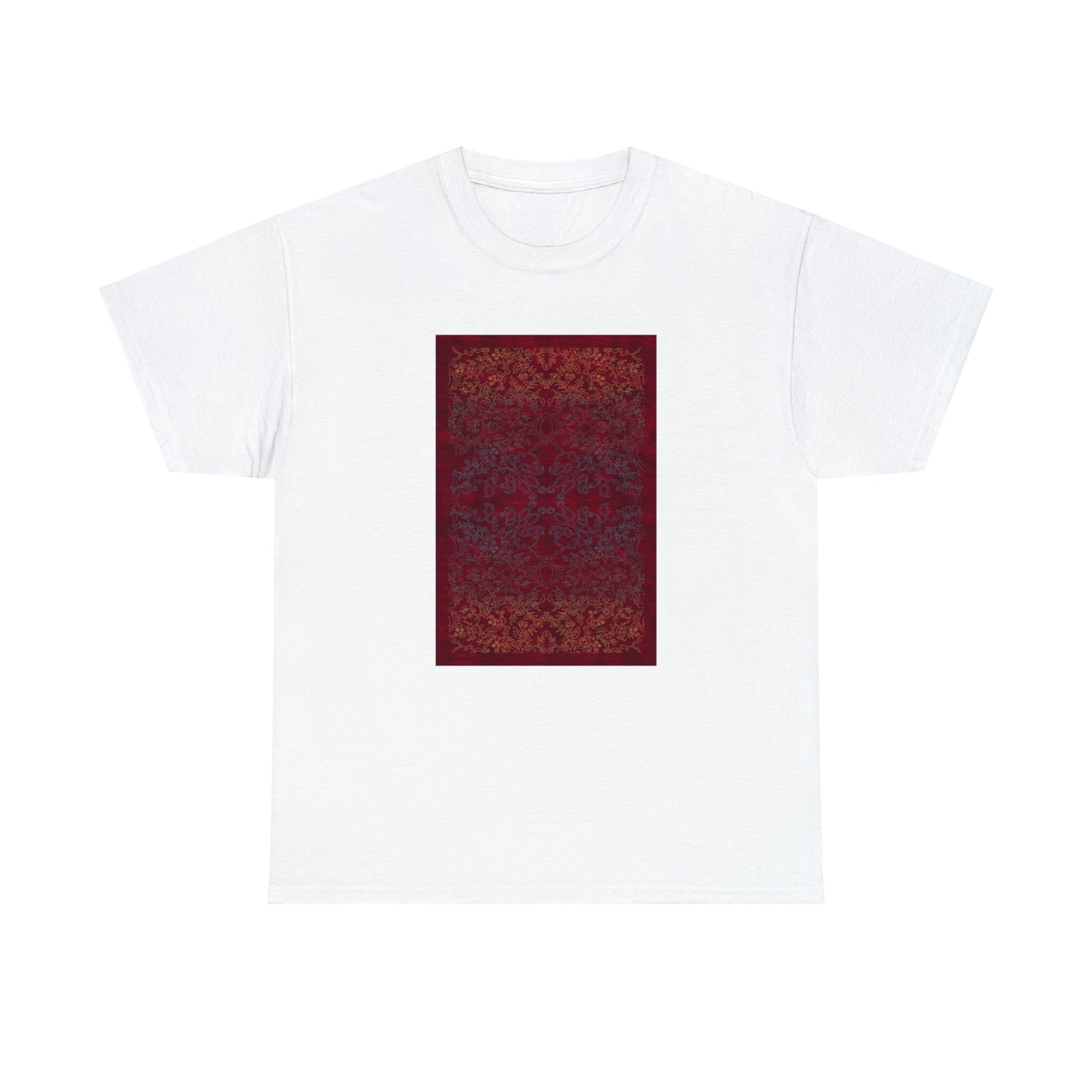 Unisex Heavy Cotton Tee - Rays of light on paddy fields (Fall)