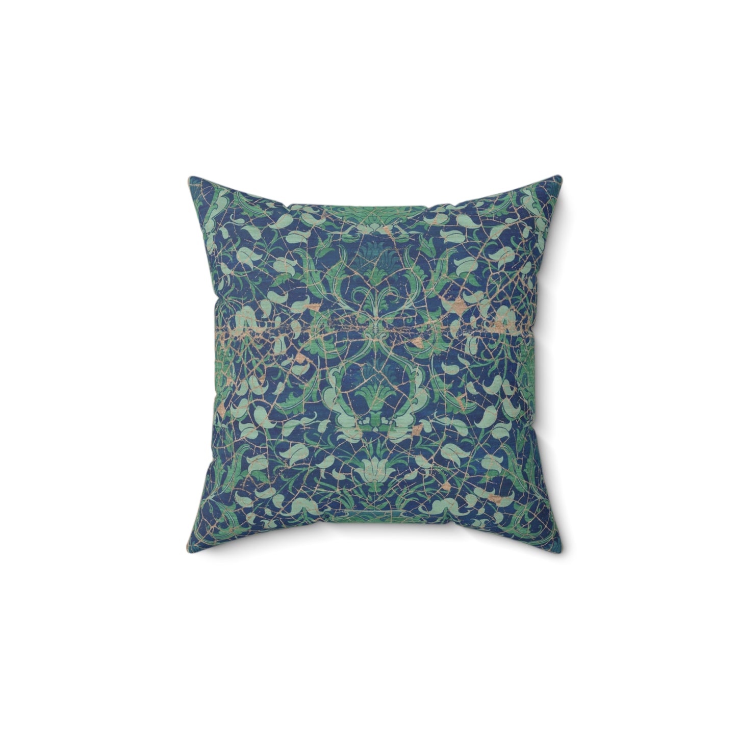 Square Pillow - Reincarnation (Indigo Blue)