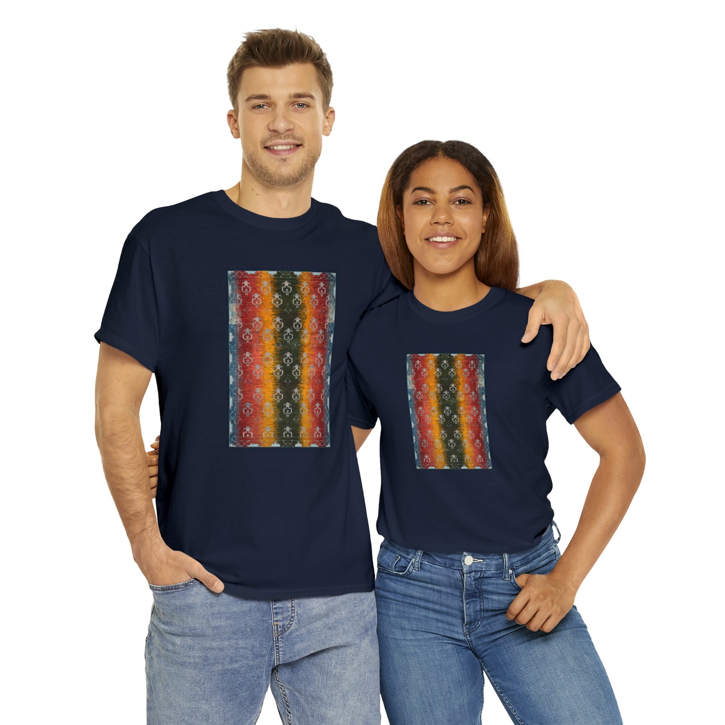 Unisex Heavy Cotton Tee - Pomegranate Garden