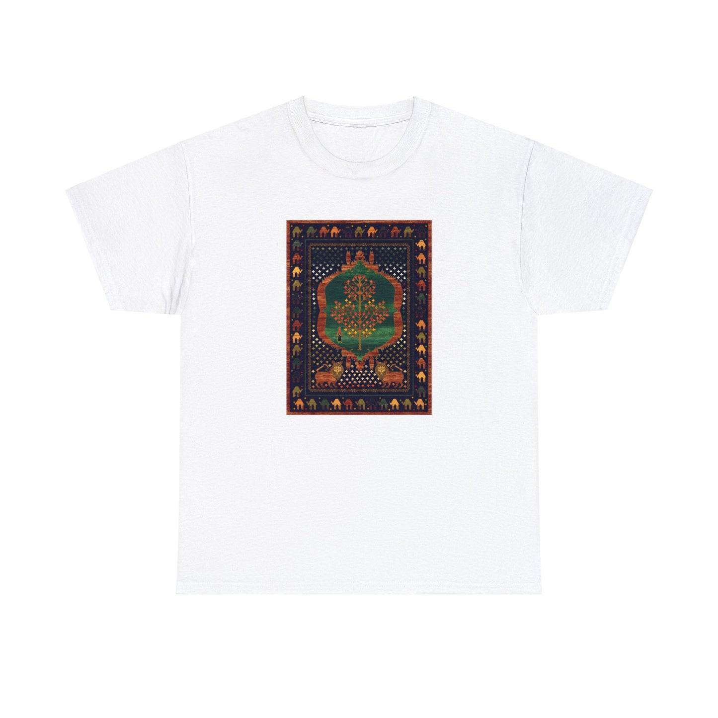 Unisex Heavy Cotton Tee - The lions and the maple II