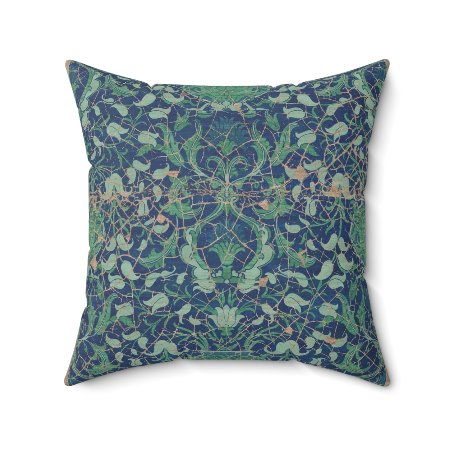 Square Pillow - Reincarnation (Indigo Blue)