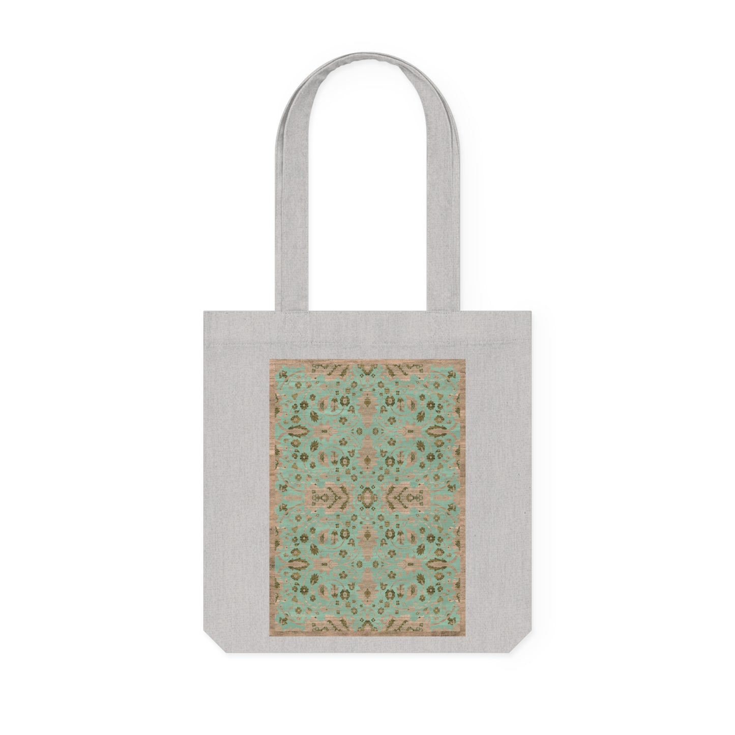 Woven Tote Bag - Silver Fountain