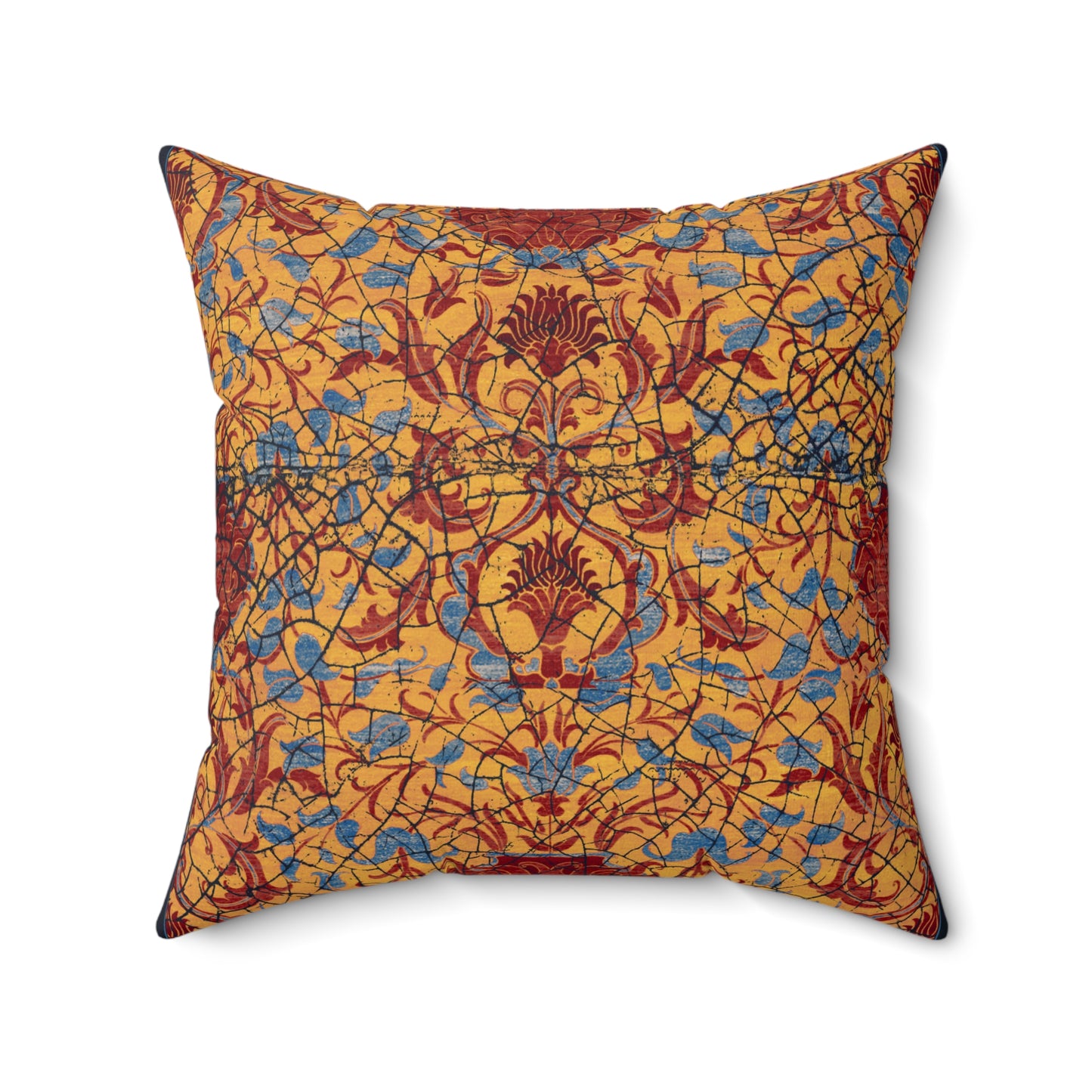 Square Pillow - Reincarnation (Turquoise Gold)