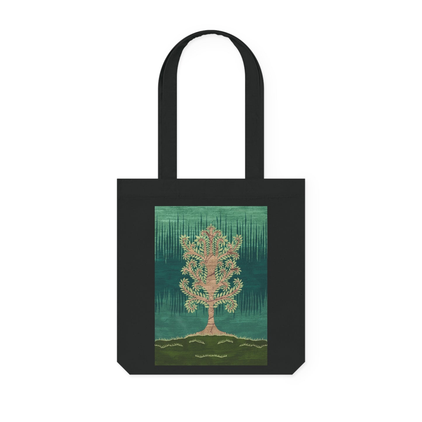 Woven Tote Bag - Ashen Tree (Spring version)