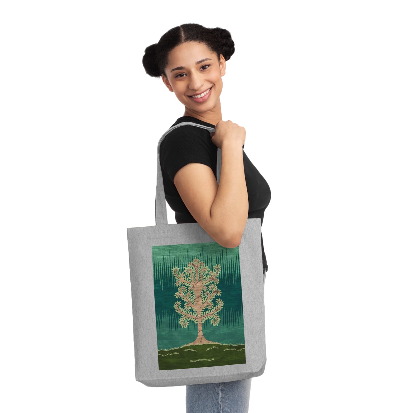 Woven Tote Bag - Ashen Tree (Spring version)