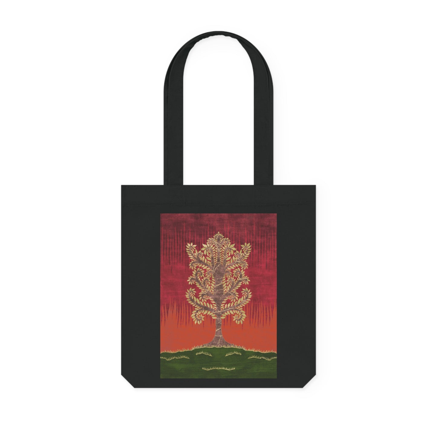 Woven Tote Bag - Ashen Tree (Autumn version)