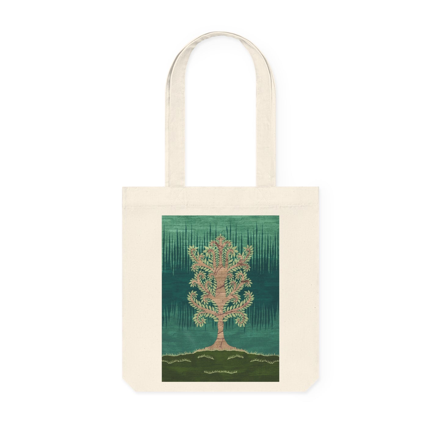 Woven Tote Bag - Ashen Tree (Spring version)