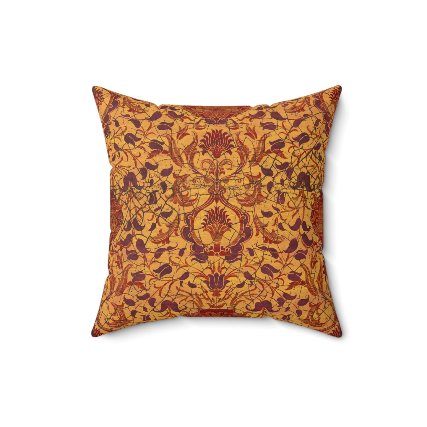 Square Pillow - Reincarnation (Copper Gold)