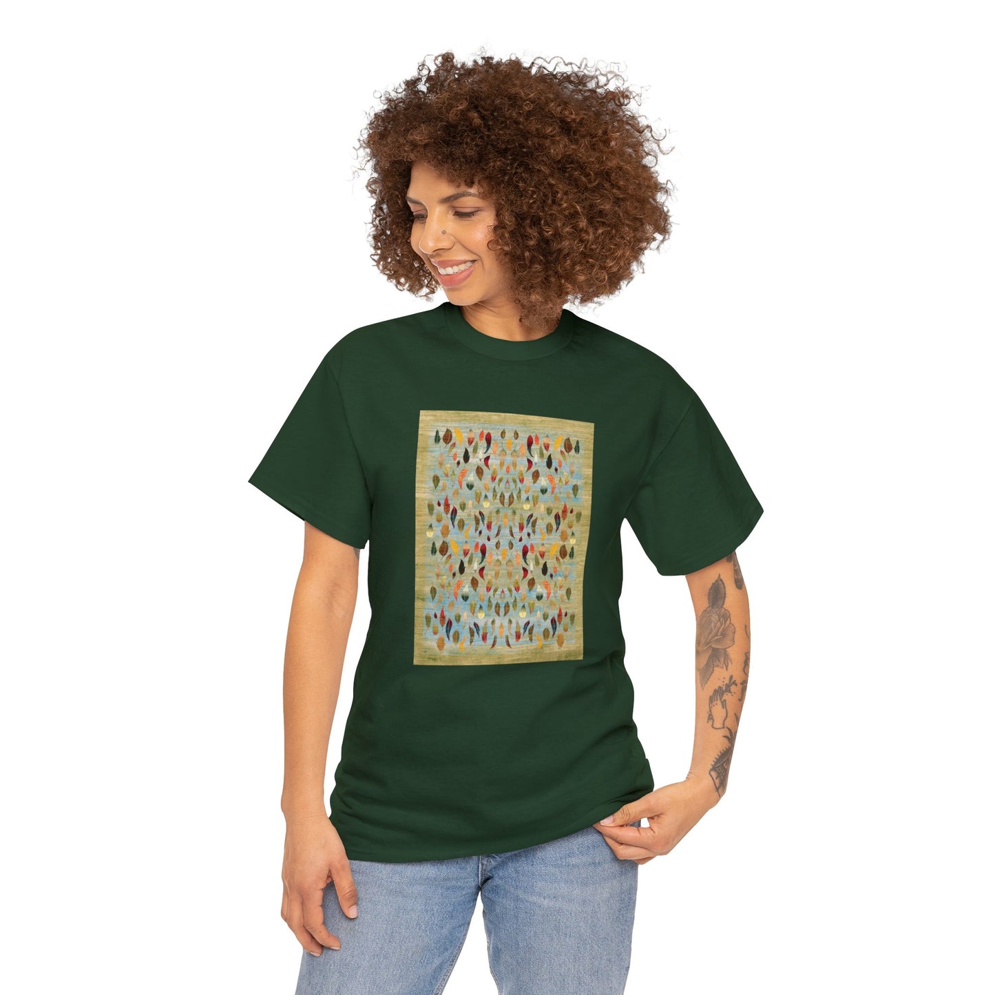 Unisex Heavy Cotton Tee - The last dance with the wind (green version)