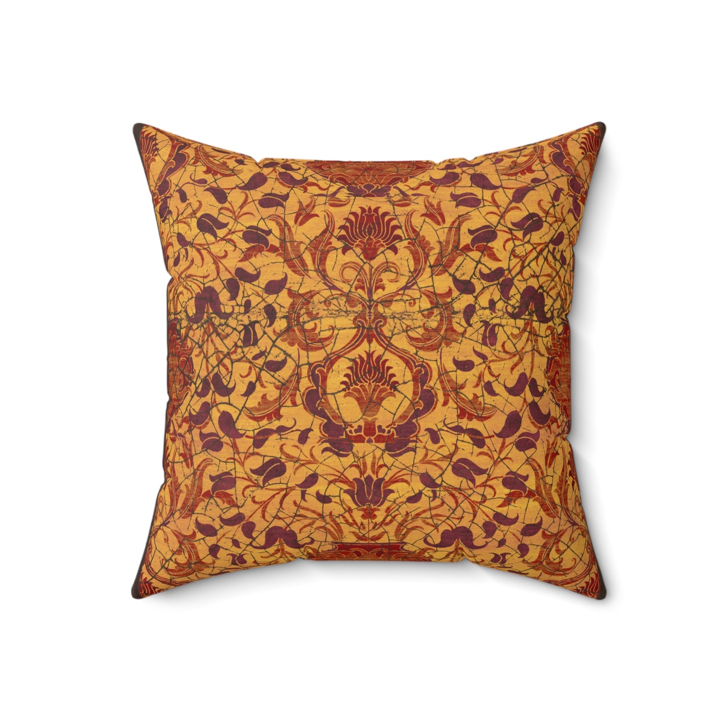 Square Pillow - Reincarnation (Copper Gold)