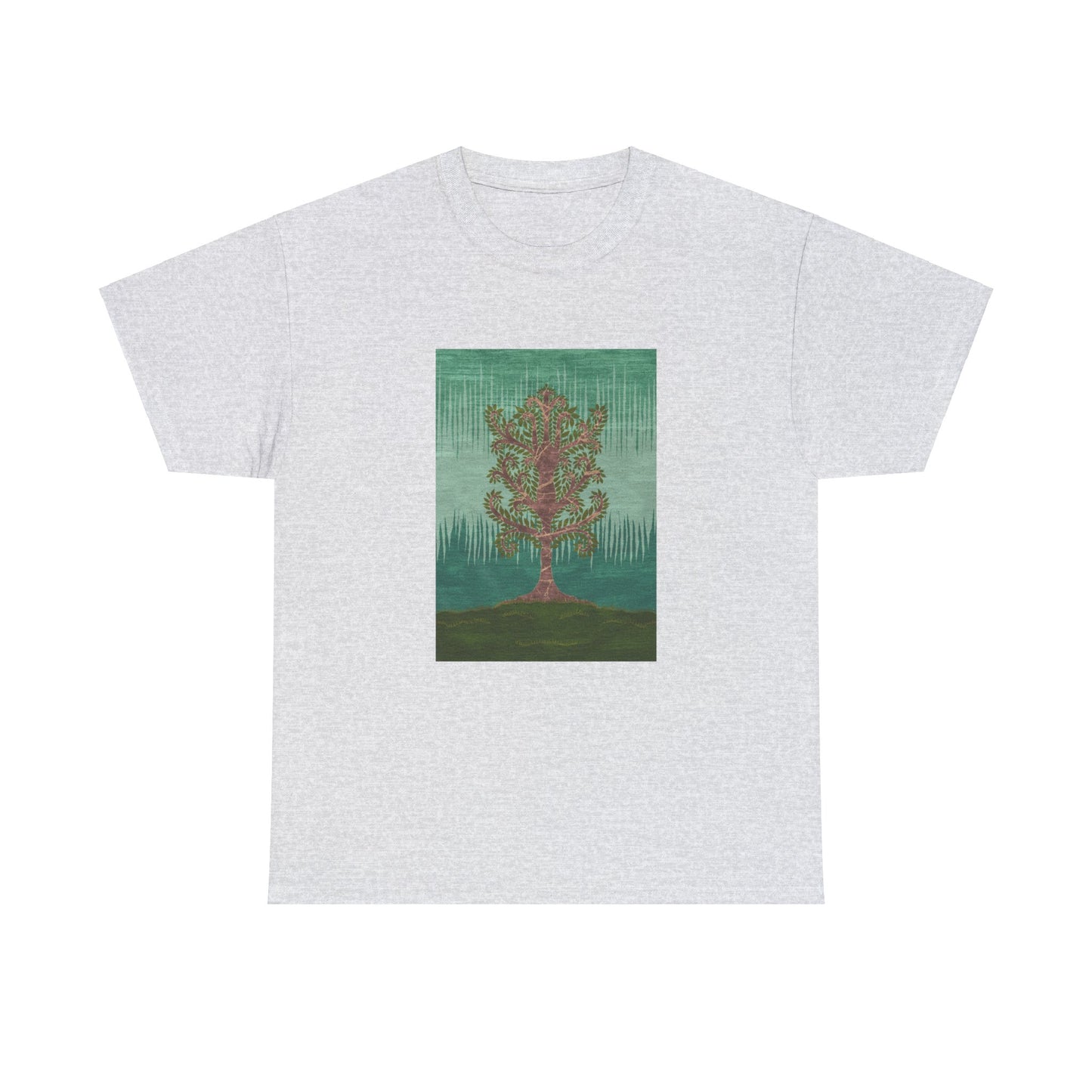 Unisex Heavy Cotton Tee - Ashen Tree (Summer version)