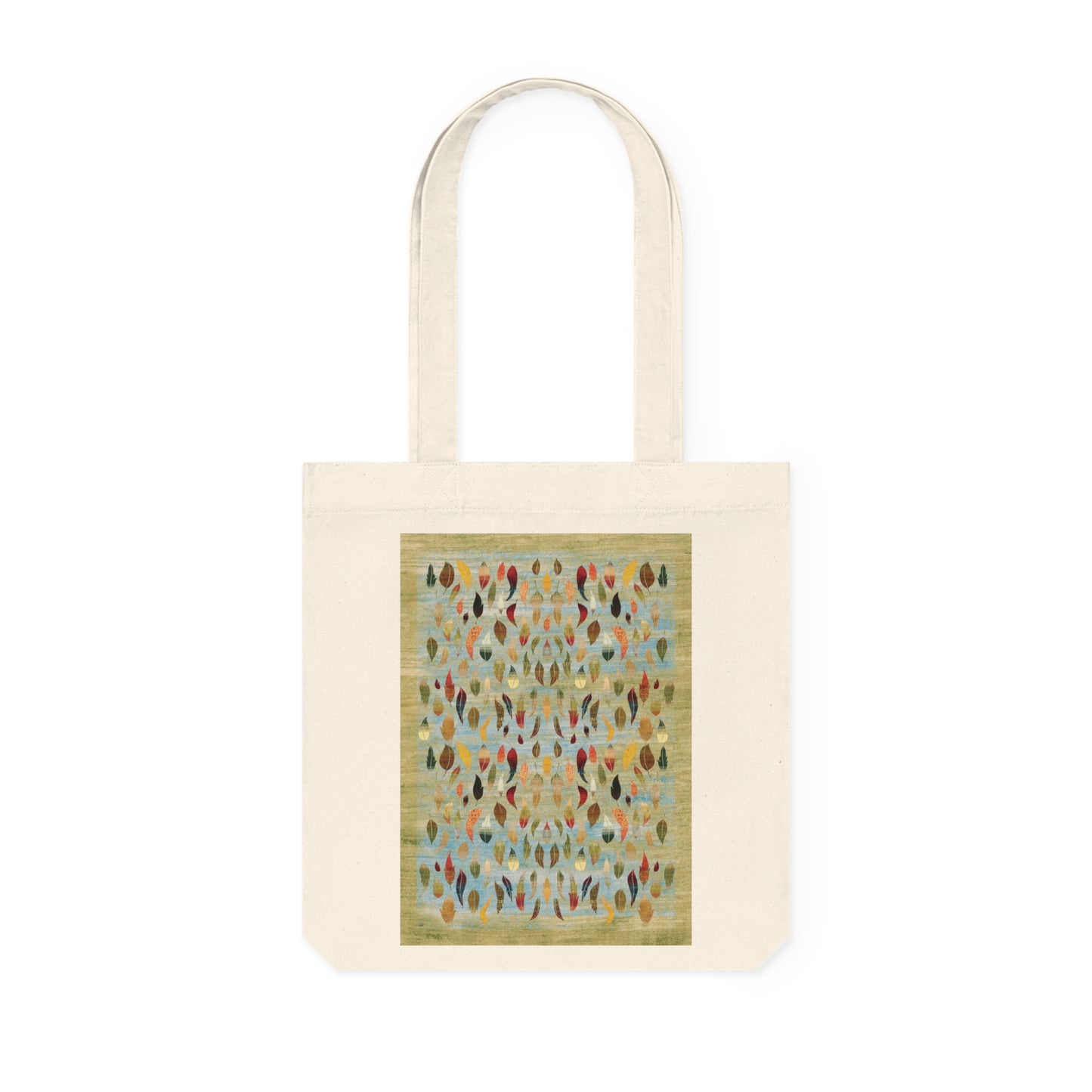 Woven Tote Bag - The last dance with the wind (green version)