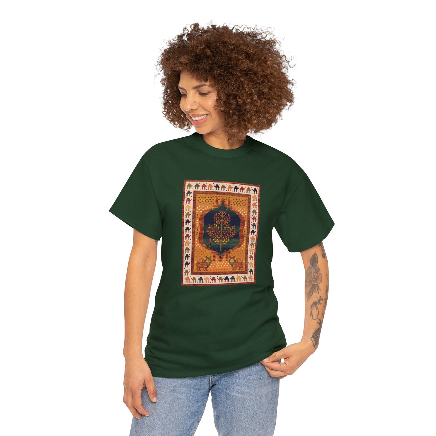 Unisex Heavy Cotton Tee - The lions and the maple I