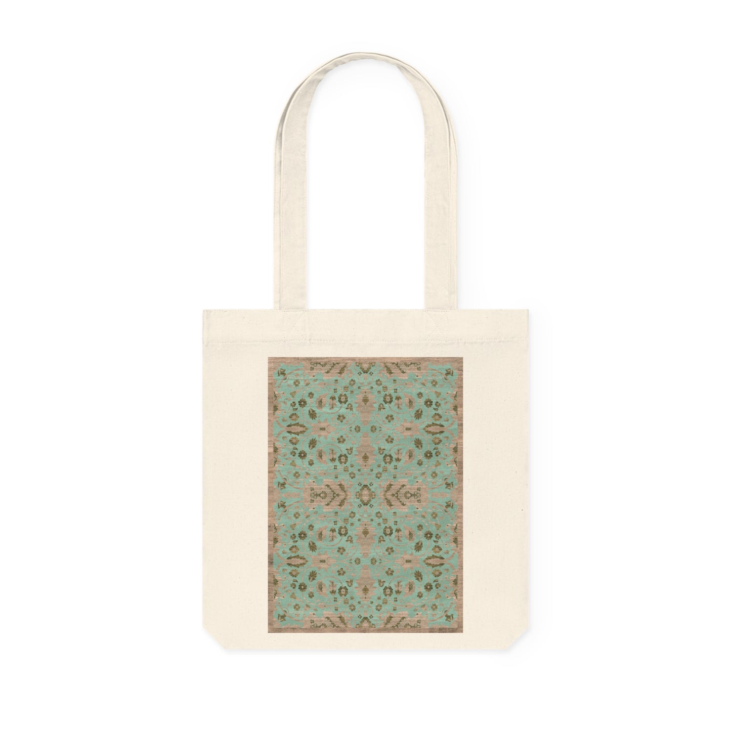 Woven Tote Bag - Silver Fountain