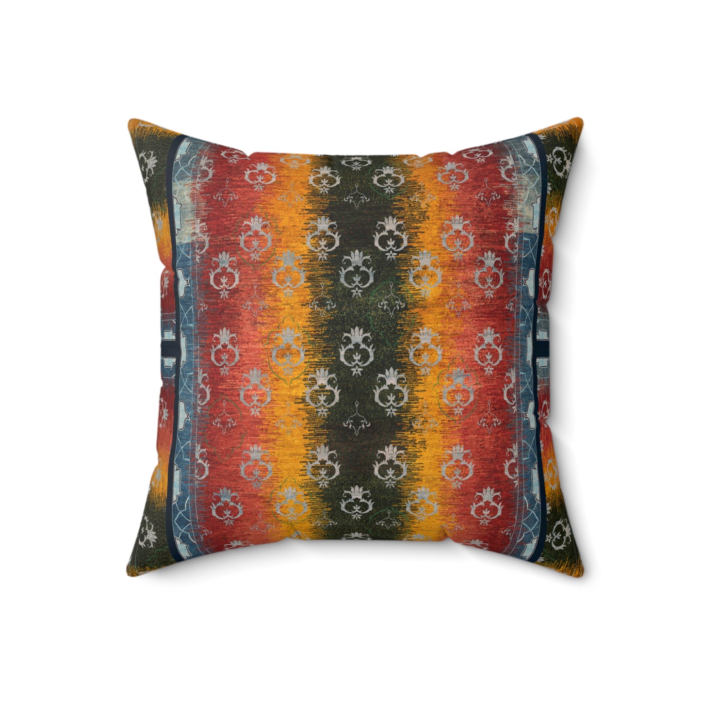 Square Pillow - Pomegranate Garden III