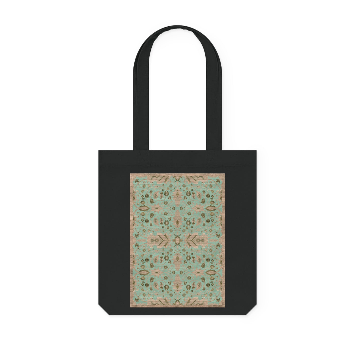 Woven Tote Bag - Silver Fountain