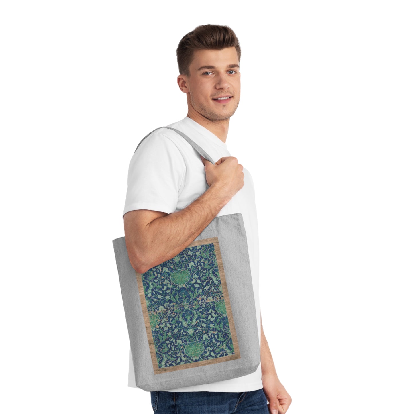 Woven Tote Bag - Reincarnation (Indigo Blue)