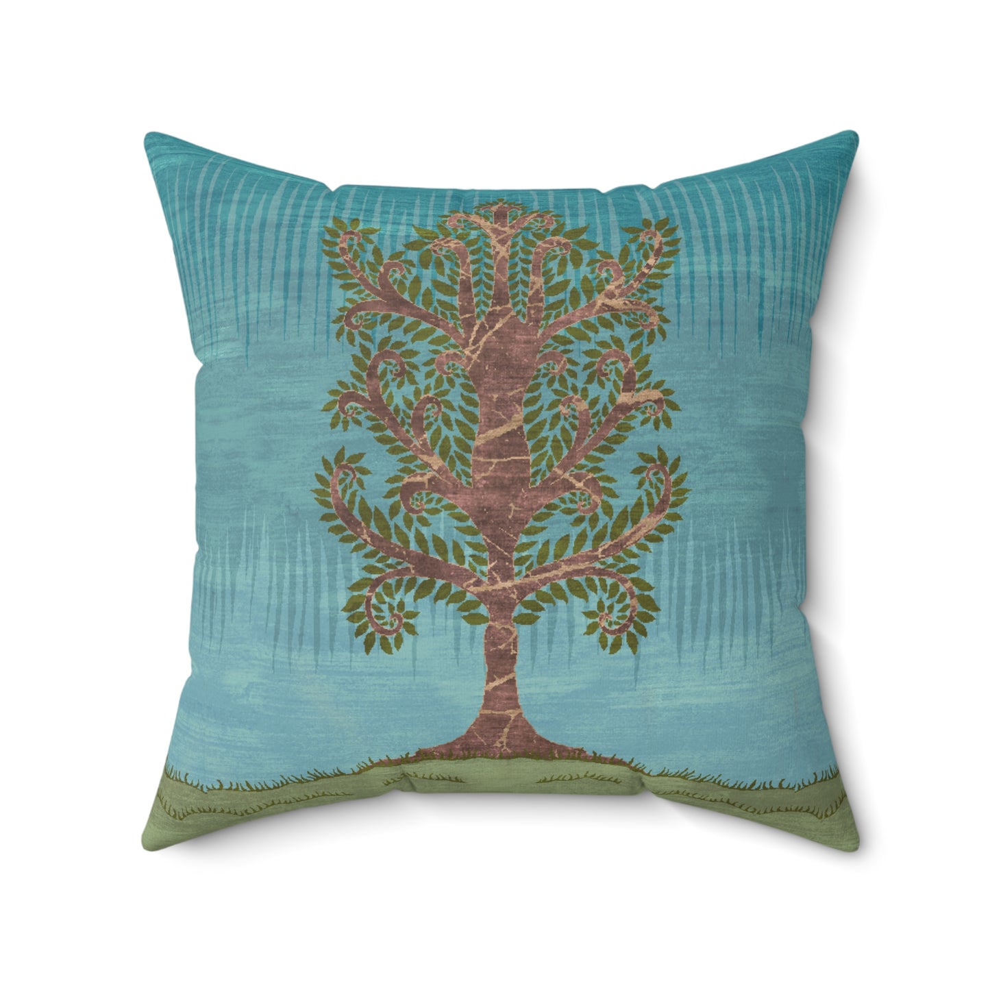 Square Pillow - Ashen Tree (Winter version)