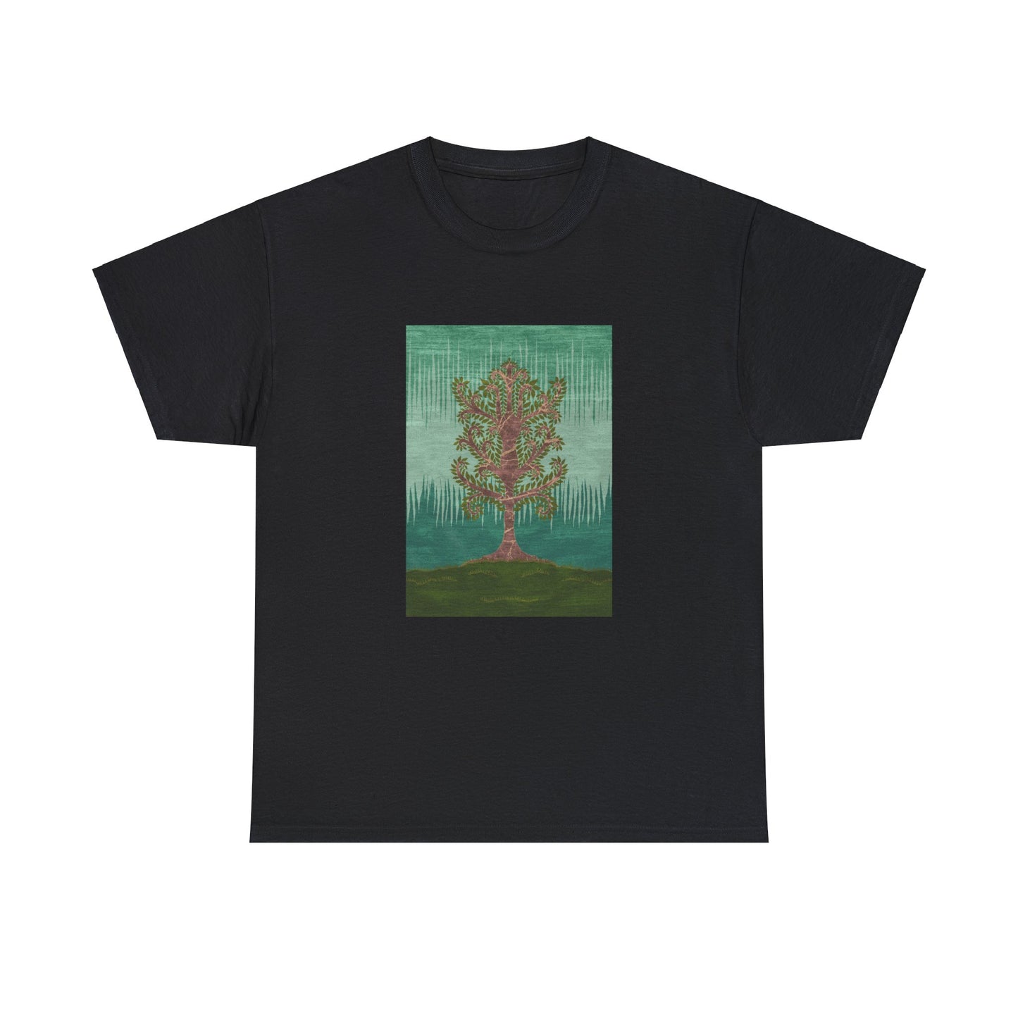 Unisex Heavy Cotton Tee - Ashen Tree (Summer version)