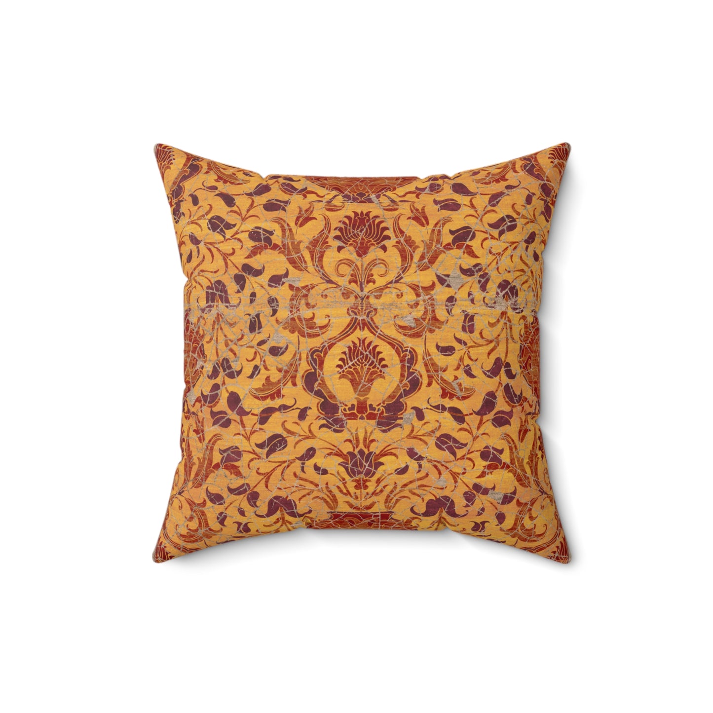 Square Pillow - Reincarnation (Khaki Gold)