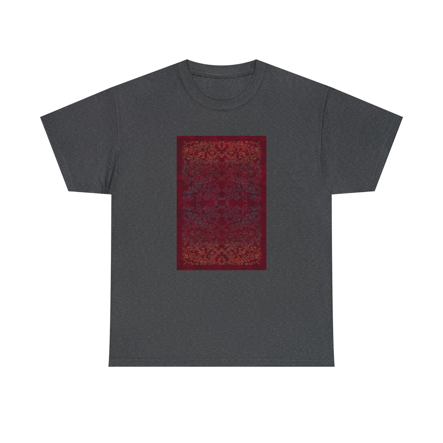 Unisex Heavy Cotton Tee - Rays of light on paddy fields (Fall)