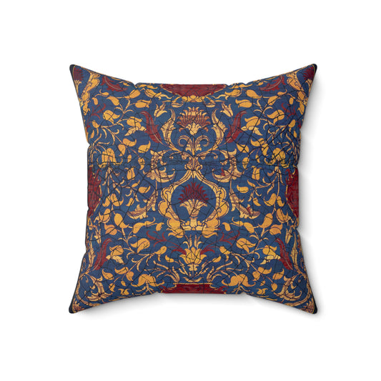 Square Pillow - Reincarnation (Cobalt Gold)