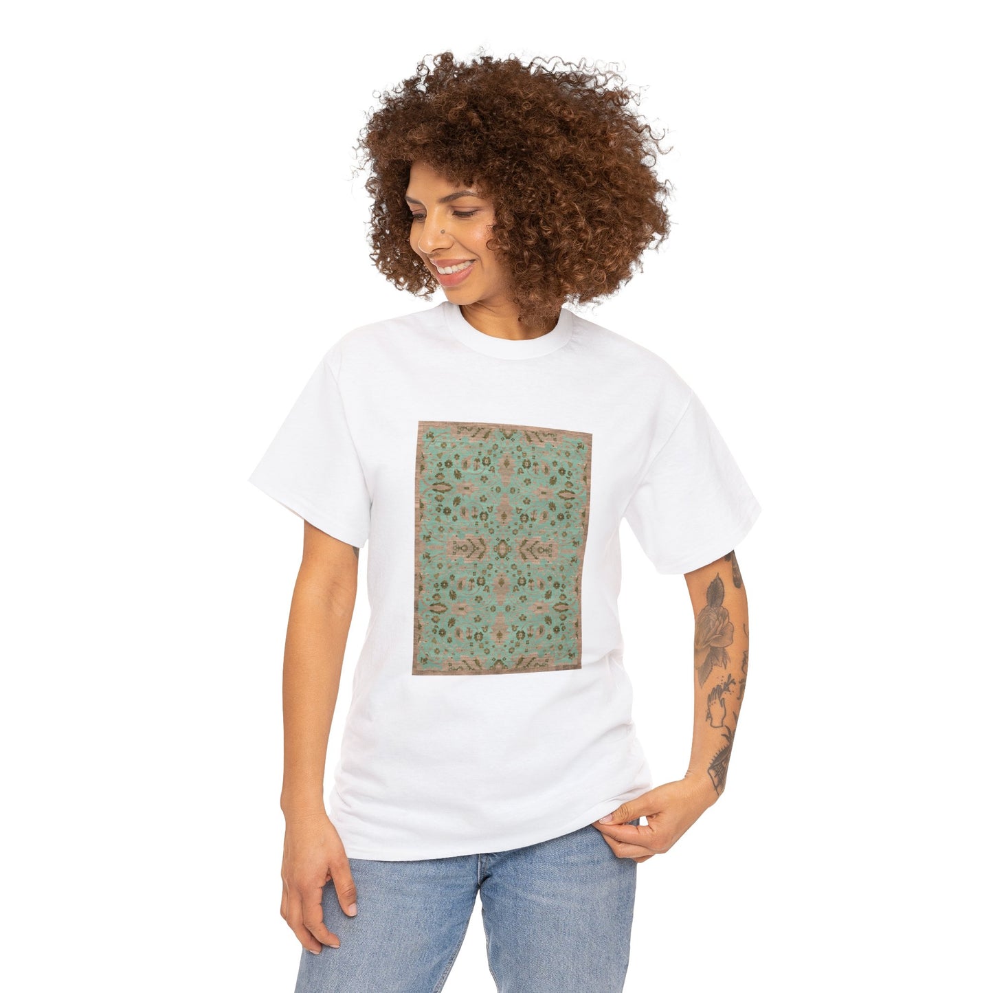 Unisex Heavy Cotton Tee - Silver Fountain