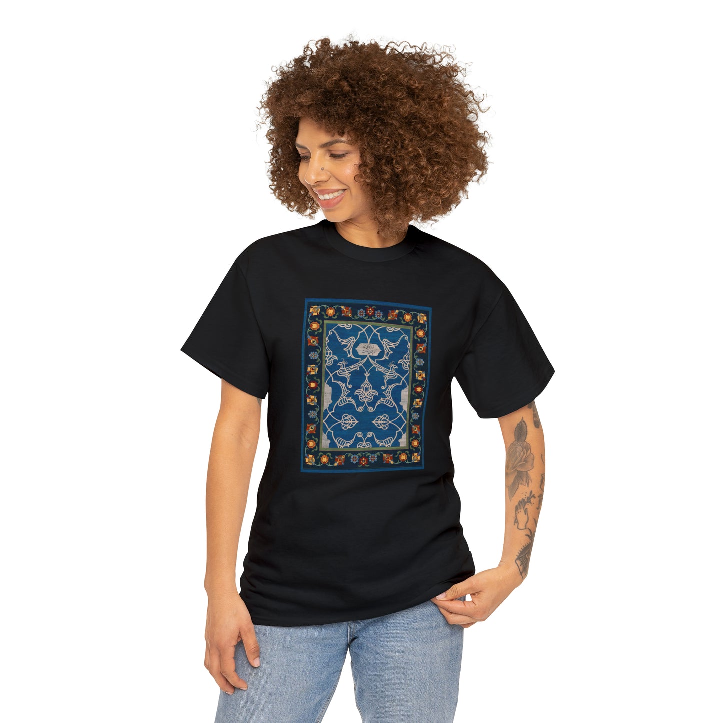 Unisex Heavy Cotton Tee - Nightfall blue