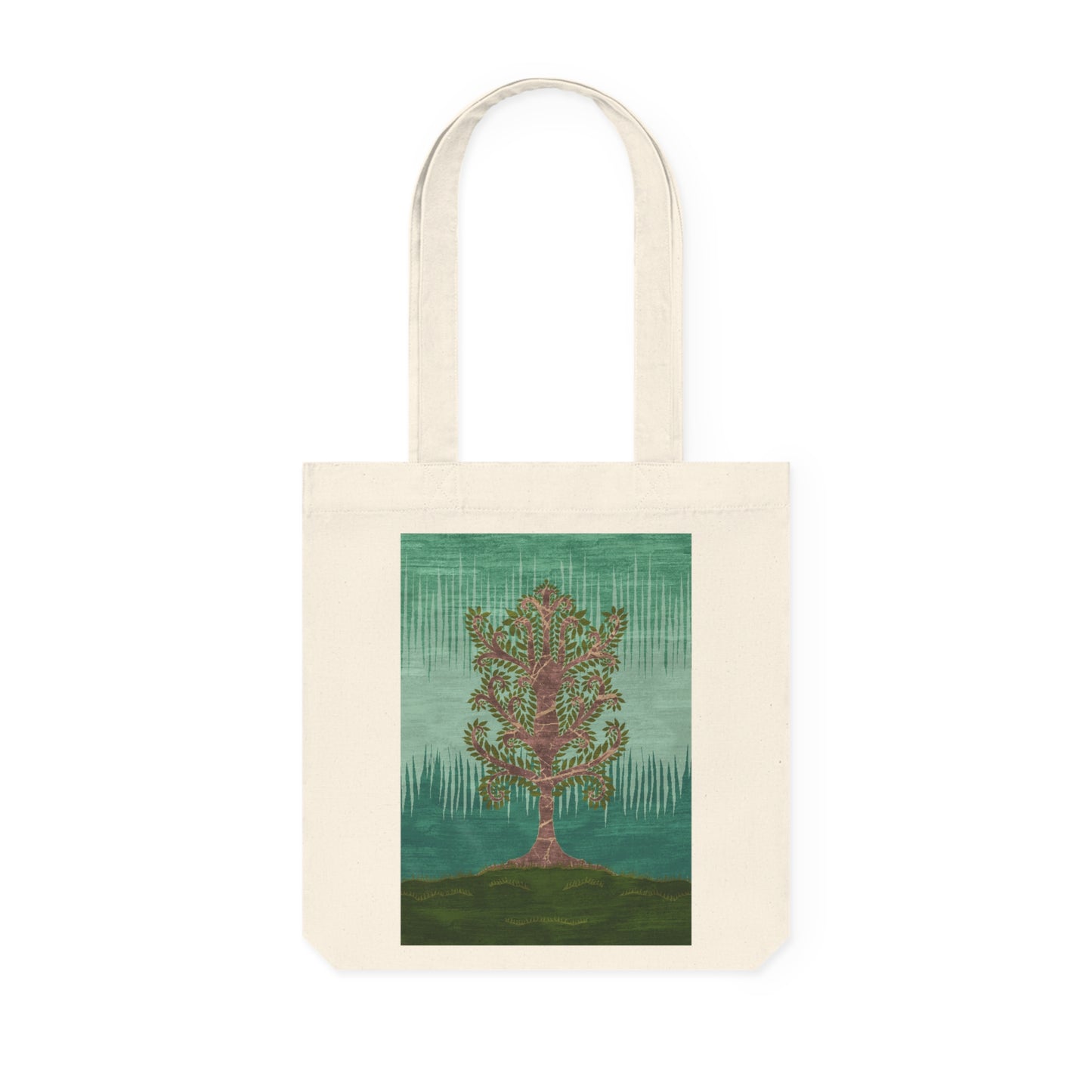 Woven Tote Bag - Ashen Tree (Summer version)