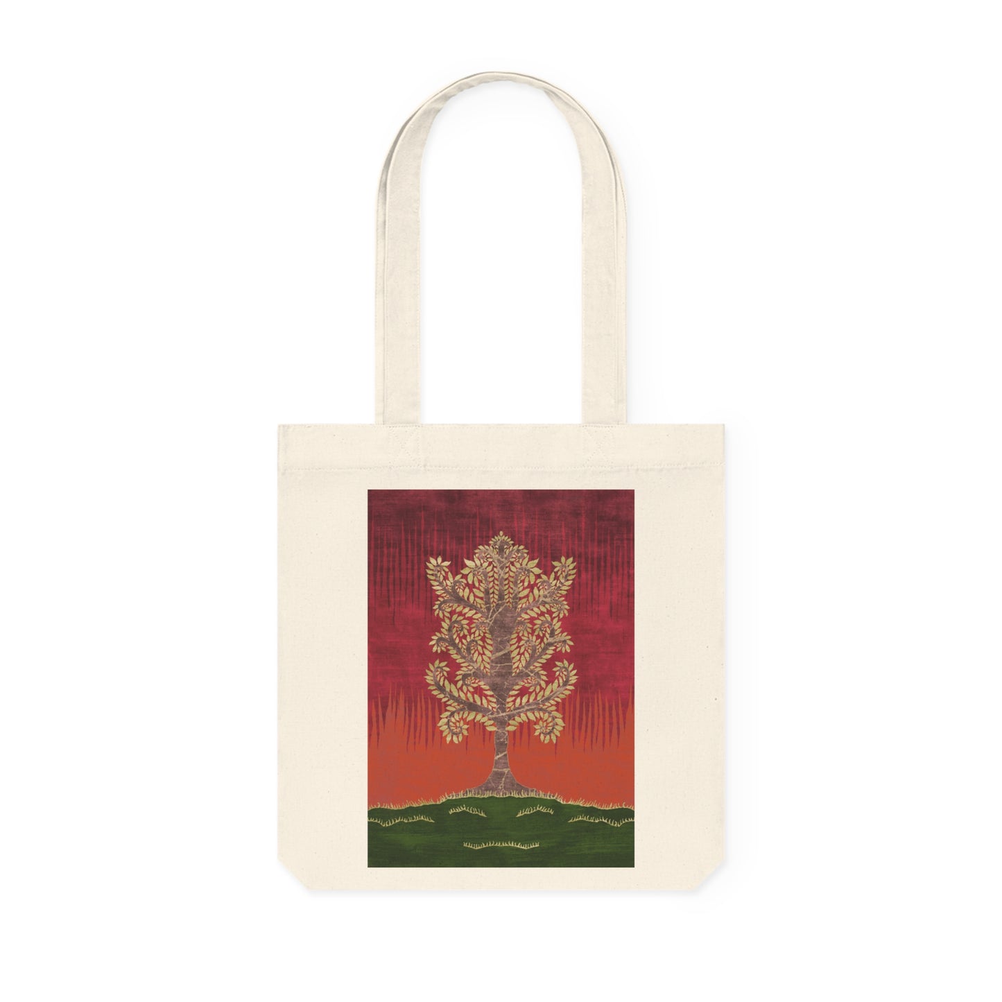 Woven Tote Bag - Ashen Tree (Autumn version)