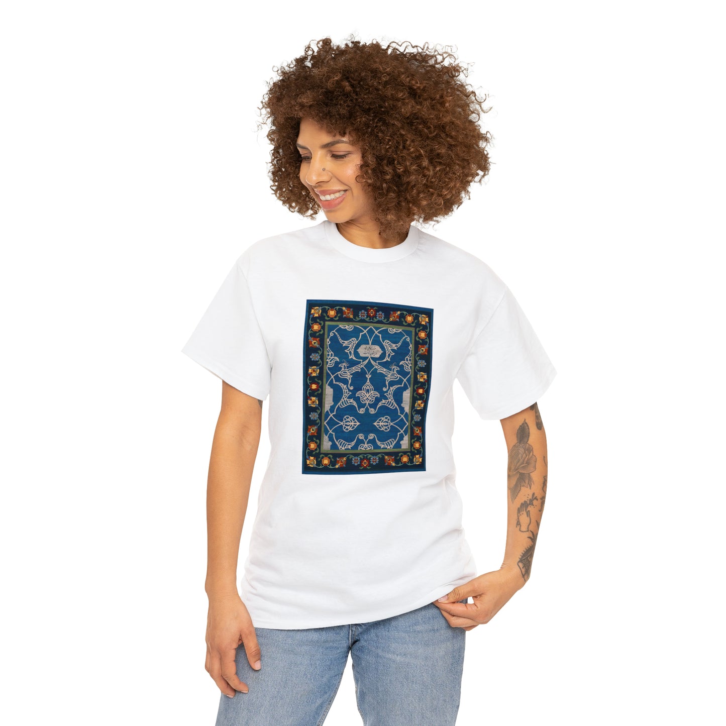 Unisex Heavy Cotton Tee - Nightfall blue