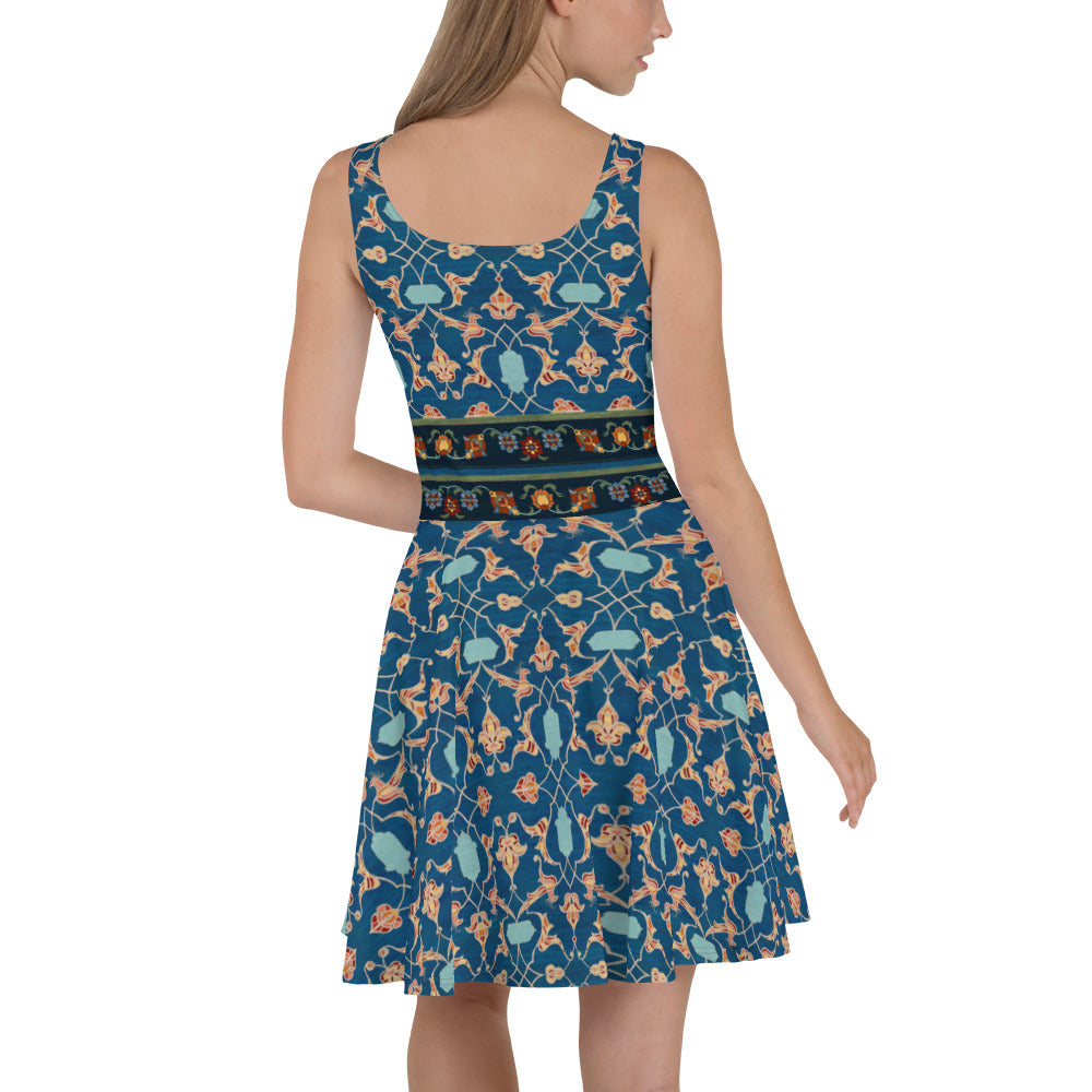 Skater / A-Line Dress - Nightfall blue