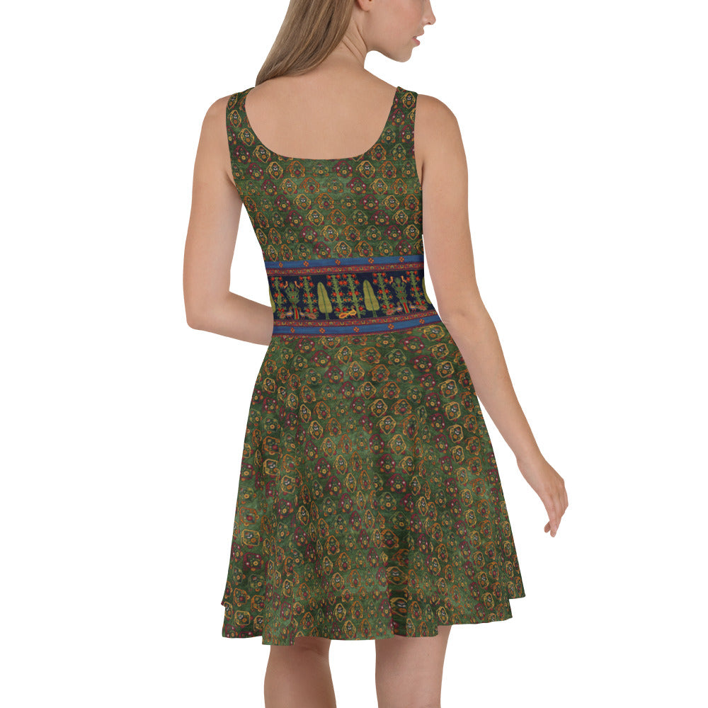 Skater / A-Line Dress - The garden of the holy pines (Summer)