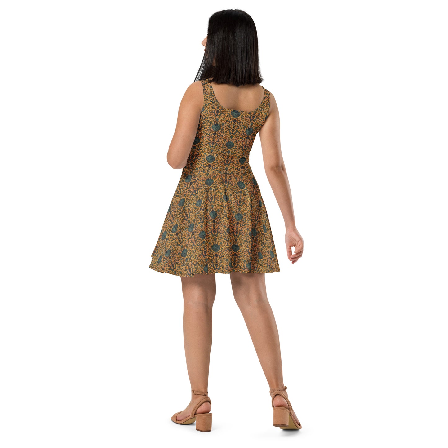 Skater / A-Line Dress - Reincarnation (Pine Gold)