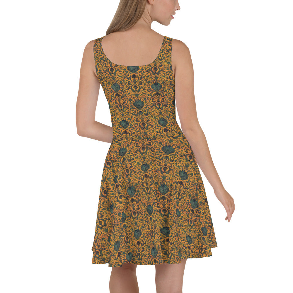 Skater / A-Line Dress - Reincarnation (Pine Gold)