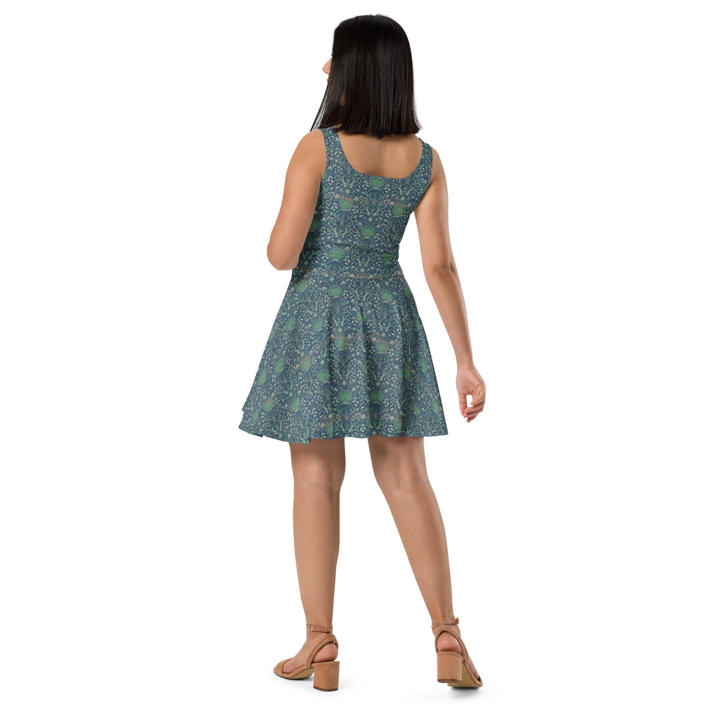 Skater / A-Line Dress - Reincarnation (Indigo Blue)