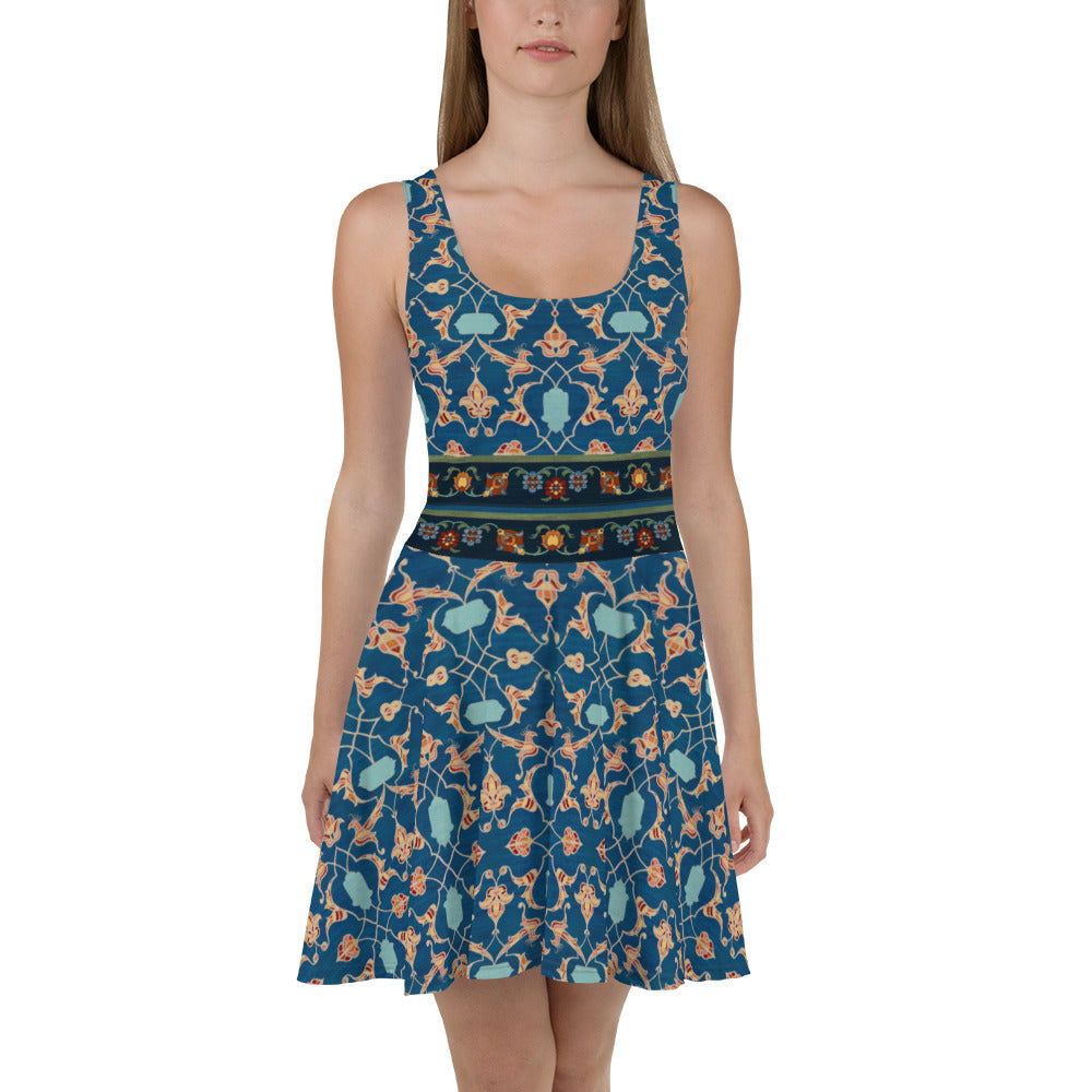 Skater / A-Line Dress - Nightfall blue