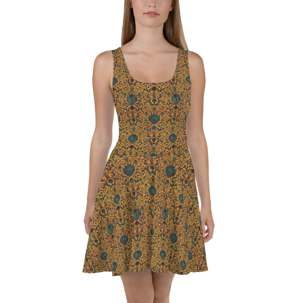 Skater / A-Line Dress - Reincarnation (Pine Gold)