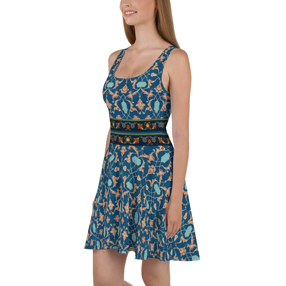 Skater / A-Line Dress - Nightfall blue